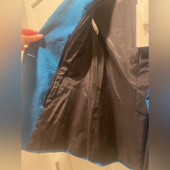 NWT Veronica Beard Cerulean “Long & Lean Dickey Jacket” Size 4 - Picture 5 of 7